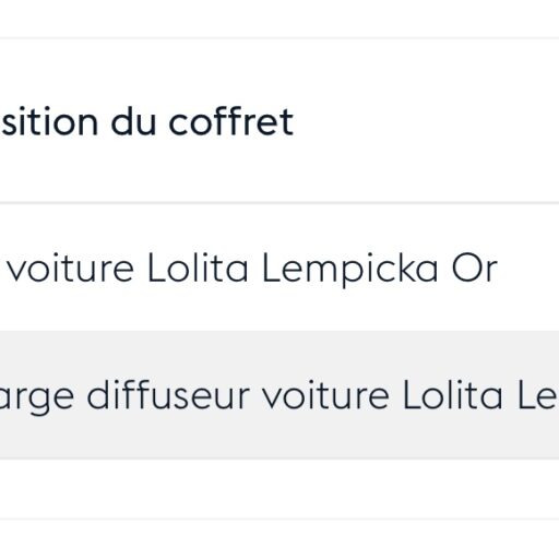 Diffuseur voiture Lolita Lempicka Gris Maison Berger - Louve Boutique